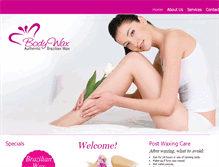 Tablet Screenshot of bodywaxsalon.com